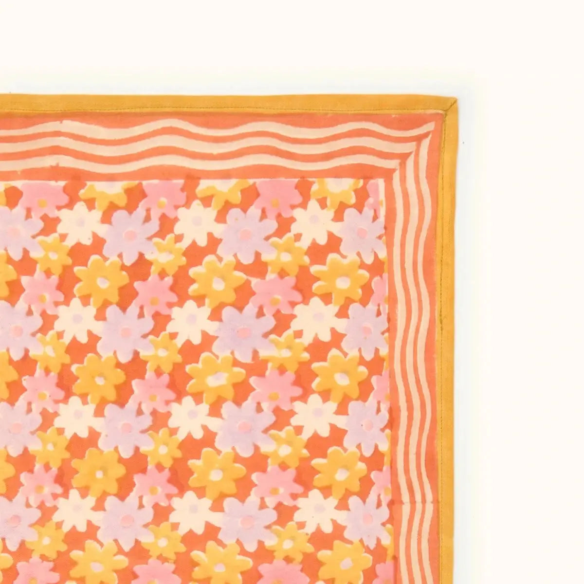Big Foulard Latika Paquerette Orange Apaches Collections