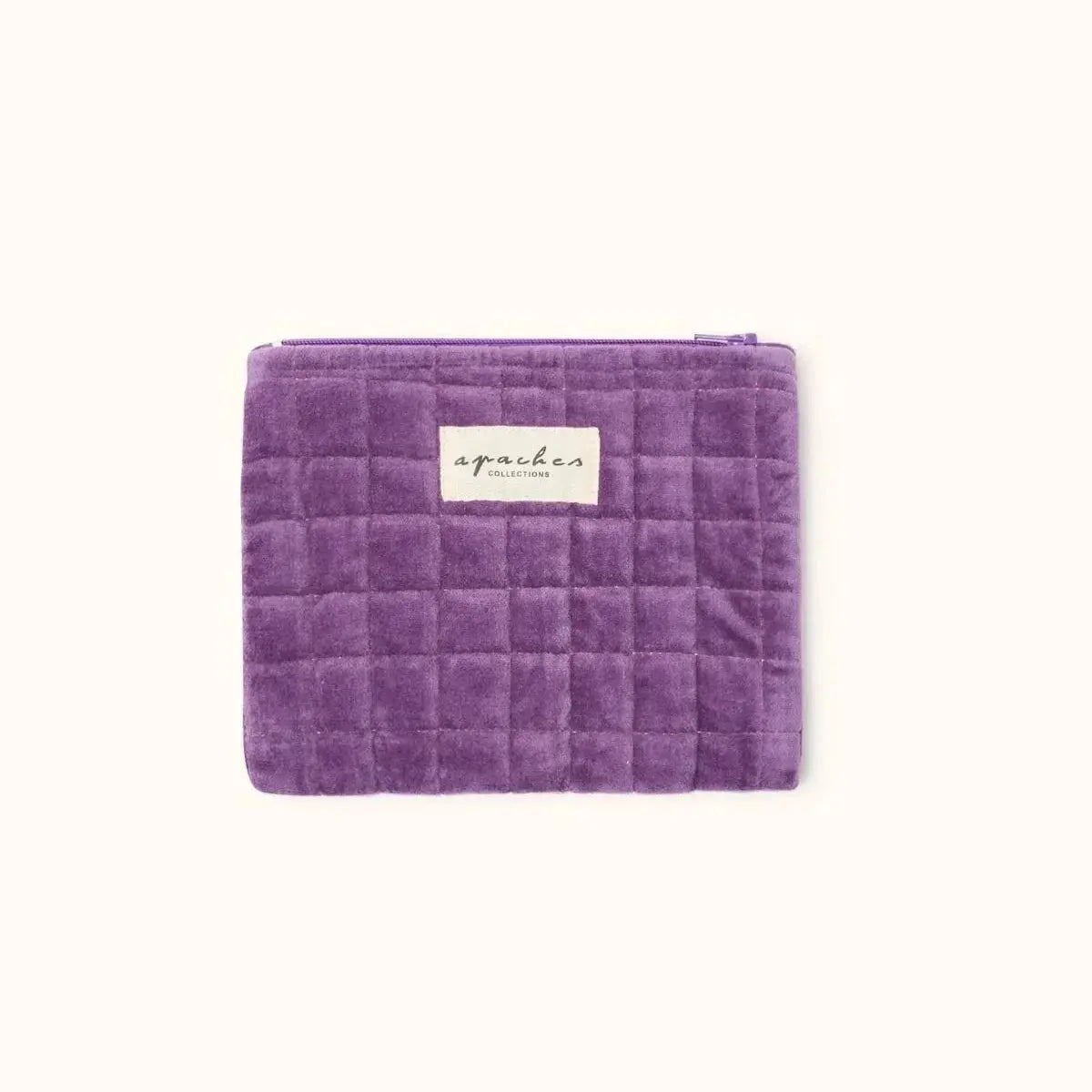 Mini Pochette Mana Velours Mauve Apaches Collections