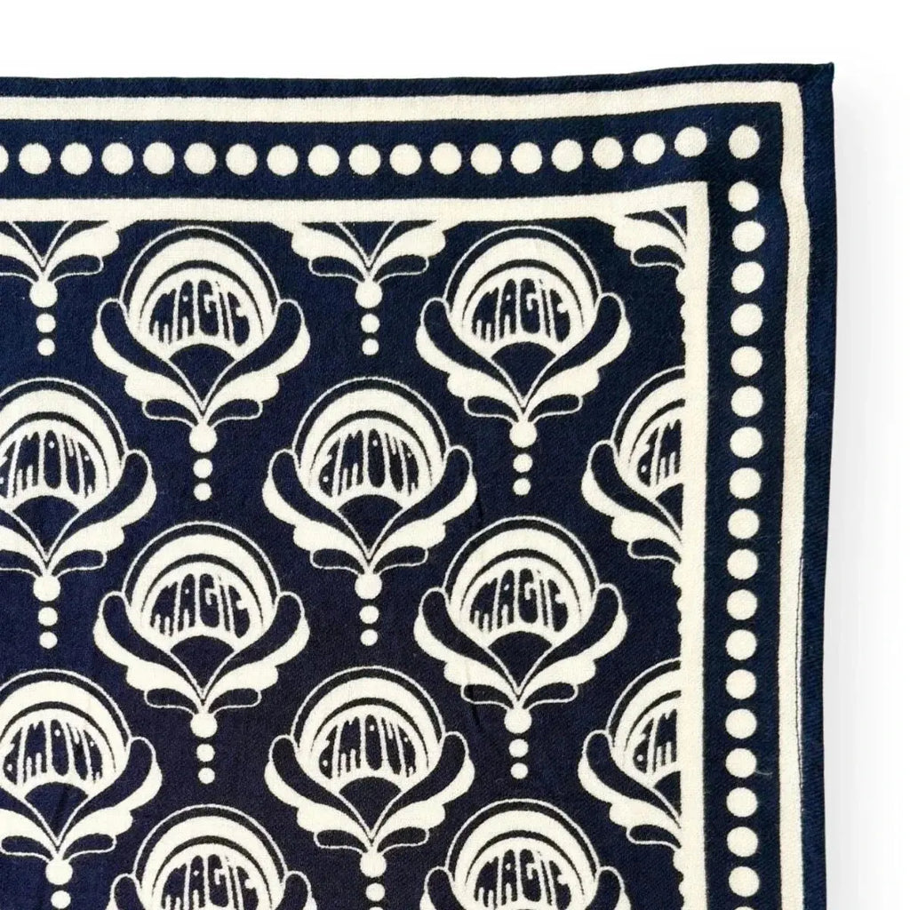 Big Foulard Latika Wonderful Navy Apaches Collections
