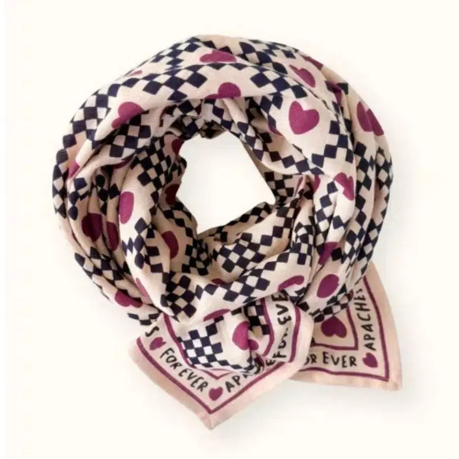 Big Foulard Amor Macadamia Apaches Collections