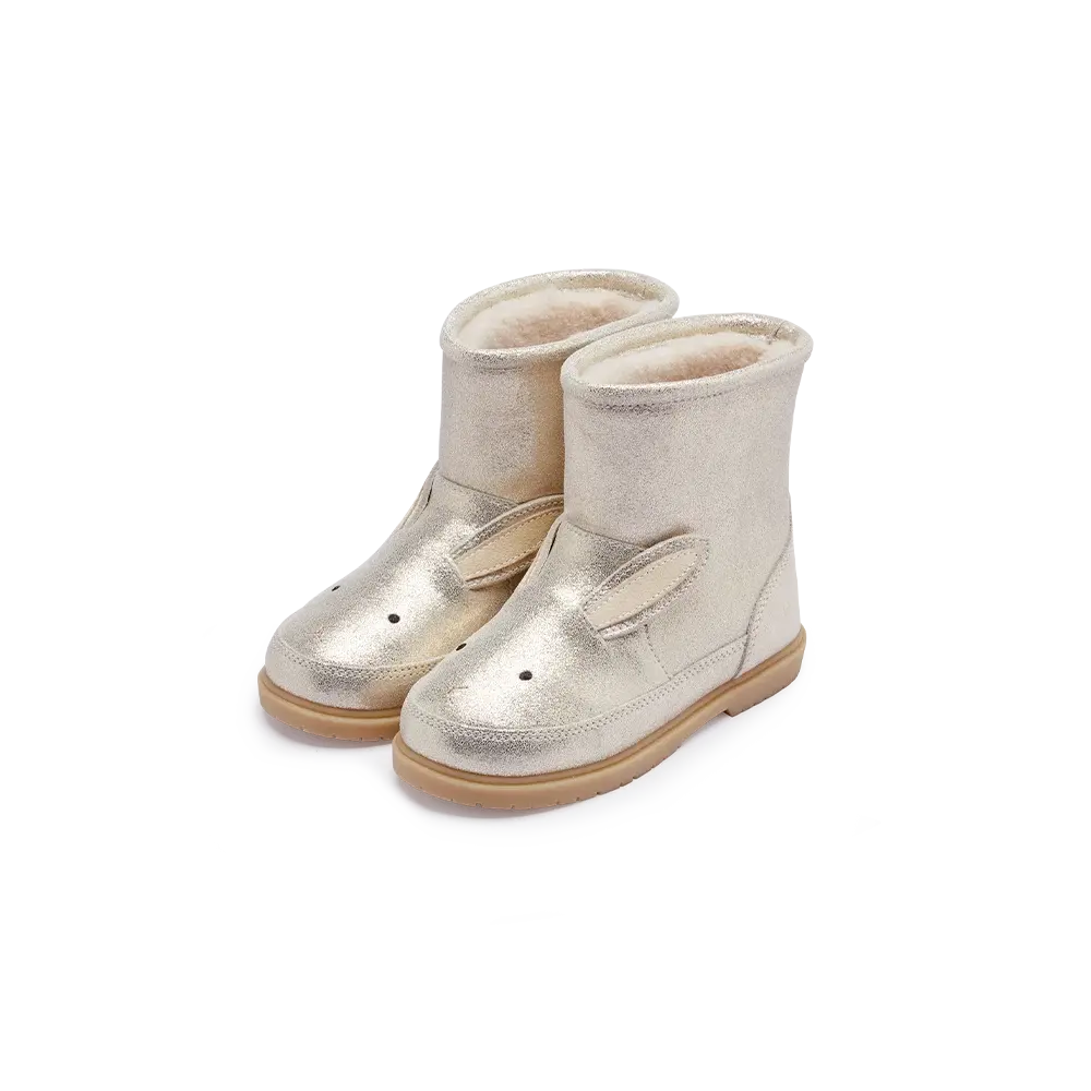 Xelly Boots Lapin Argent Donsje