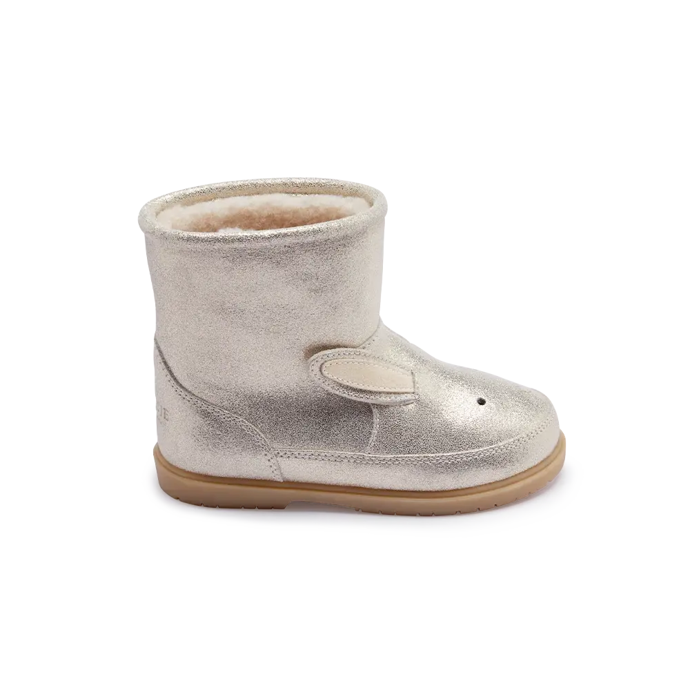 Xelly Boots Lapin Argent Donsje