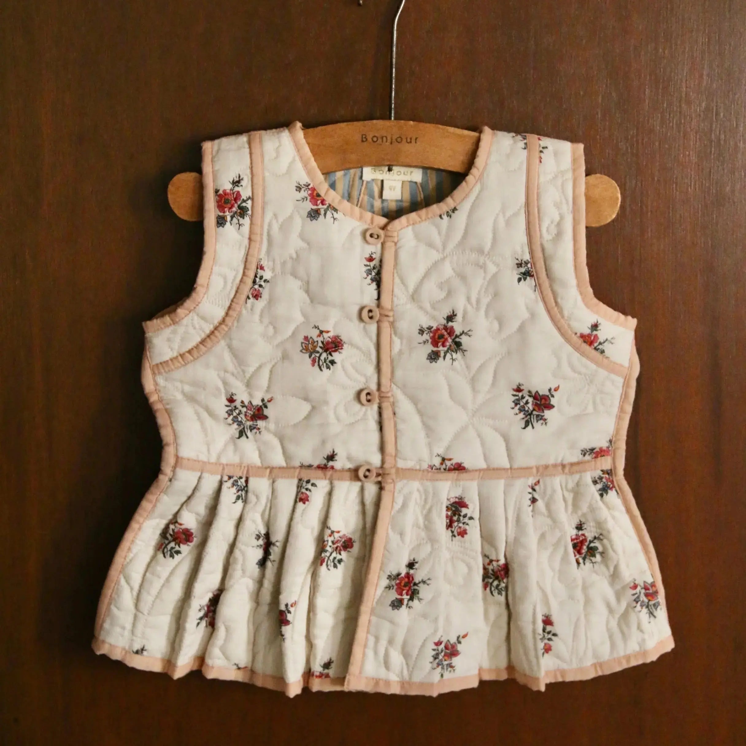Veste Sans Manches Garden Flowers Bonjour