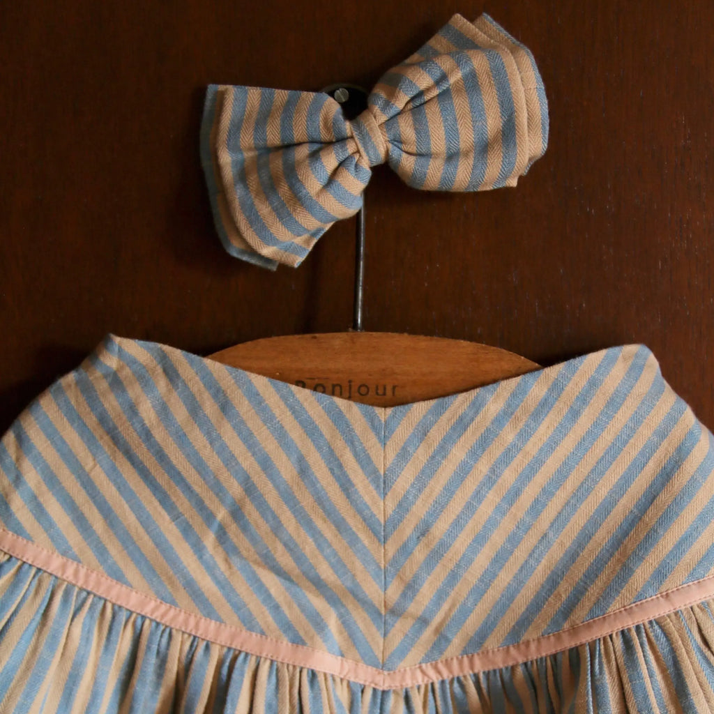 Jupe Transat Stripes + Barrette Bonjour