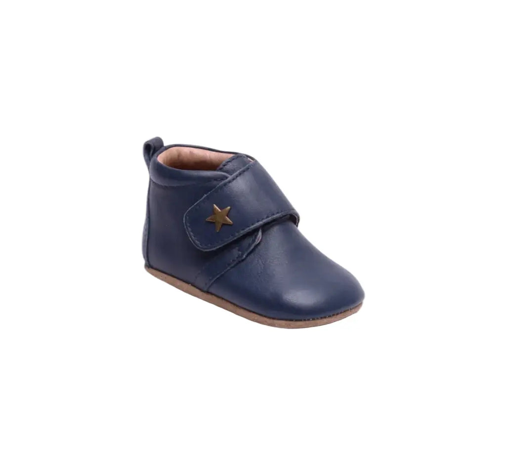 Chaussons Baby Star Blue Marine Bisgaard