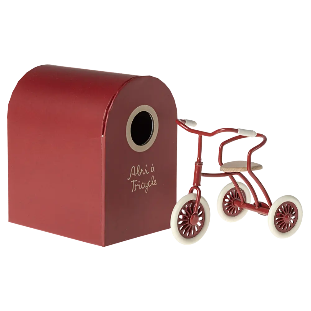 Abri Tricycle Maileg rouge Maileg