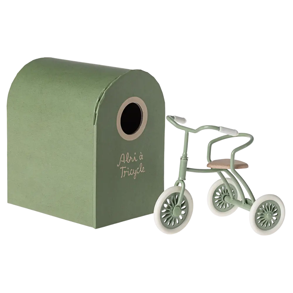 Abri Tricycle Maileg vert Maileg
