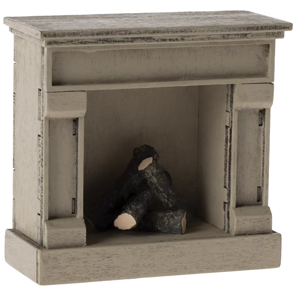 Cheminée Souris Blanc cassé Maileg