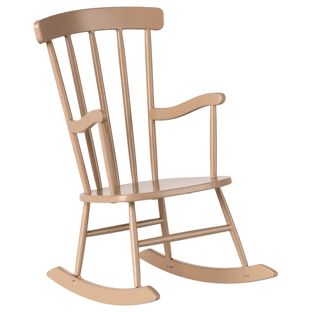 Rocking Chair Miniature Beige foncé Maileg