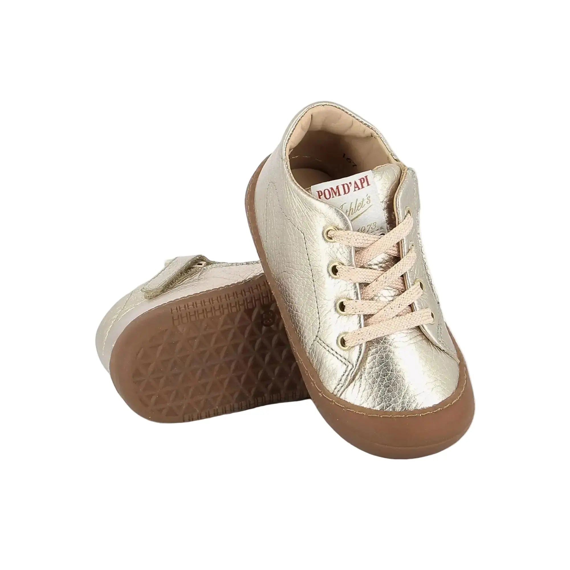 Yaka Walk Laminato Grainé Or Pom d'Api