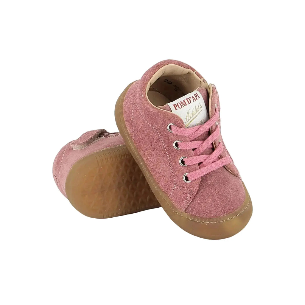 Yaka Walk Velours Rosy Pom d'Api