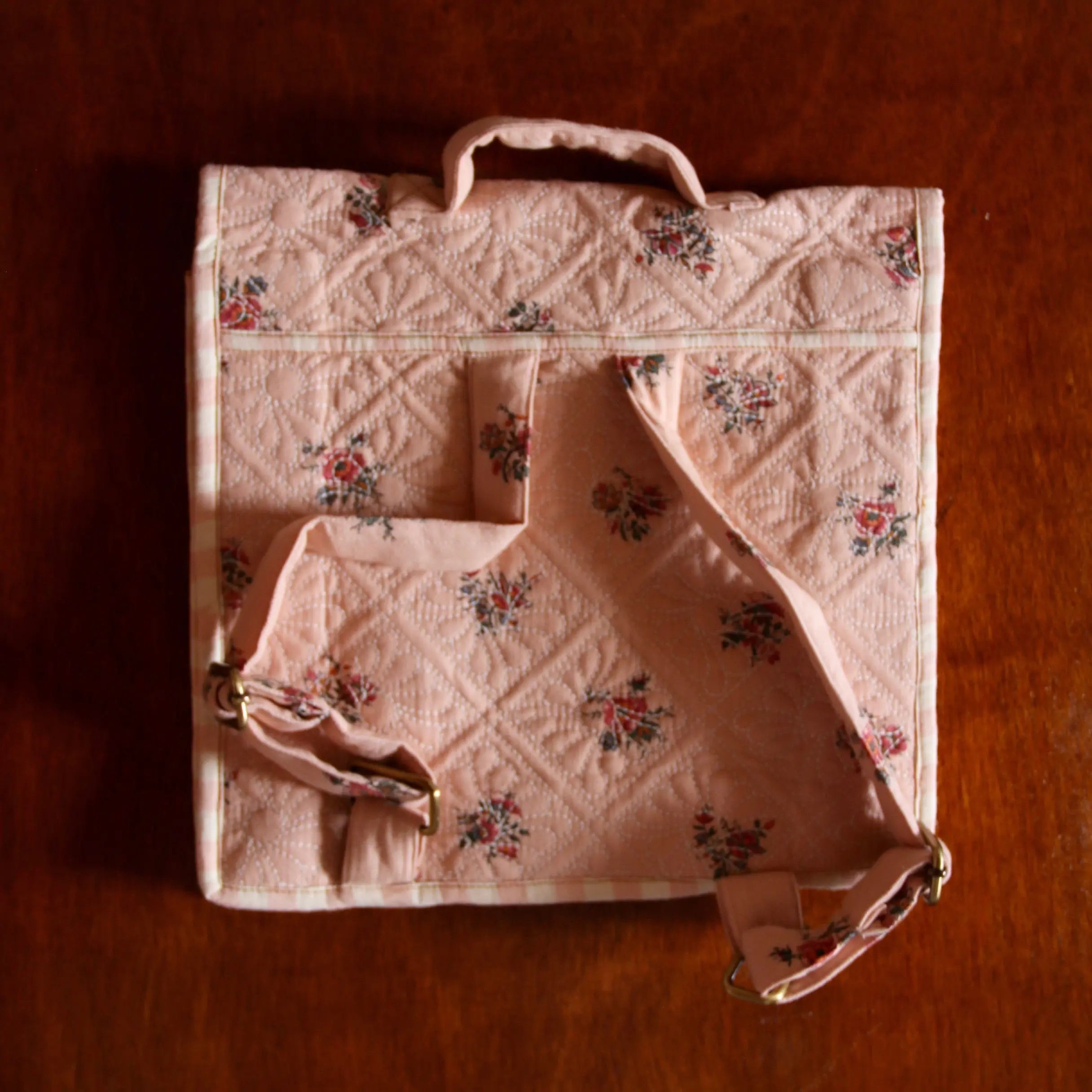 Cartable Pink Garden Flowers Bonjour