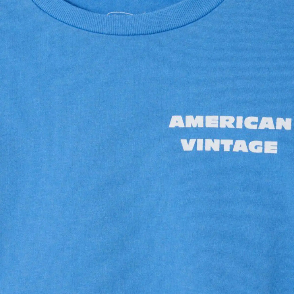 T-shirt Fizvalley Celeste American vintage