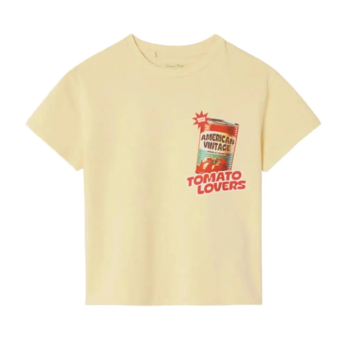 T-shirt Fizvalley Crème Anglaise American vintage