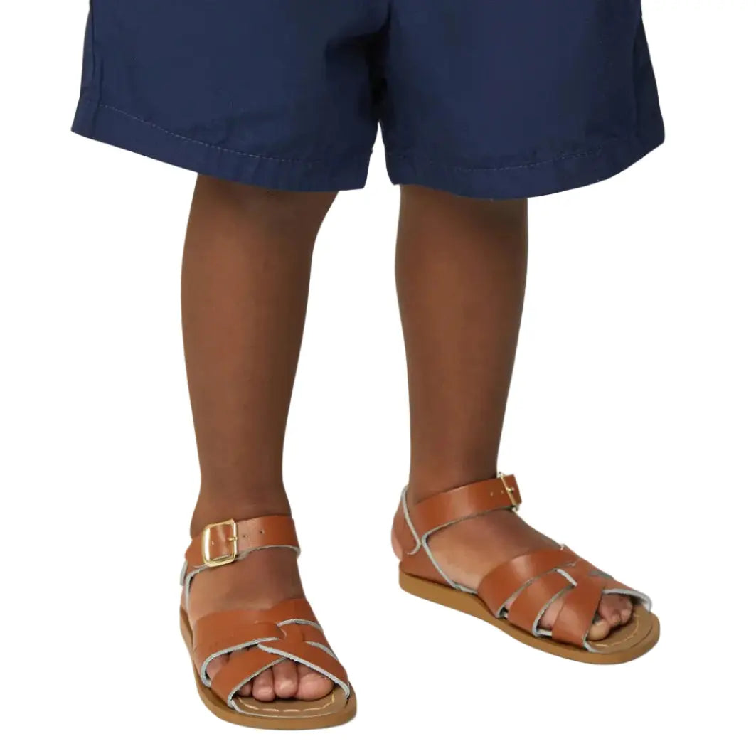 Saltwater Original Tan Kids Sandal Saltwater