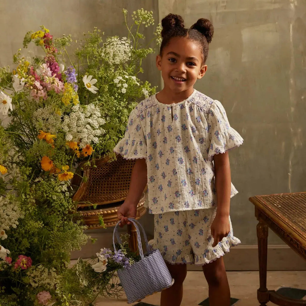 Short Vallaloid Flowers Louise Misha