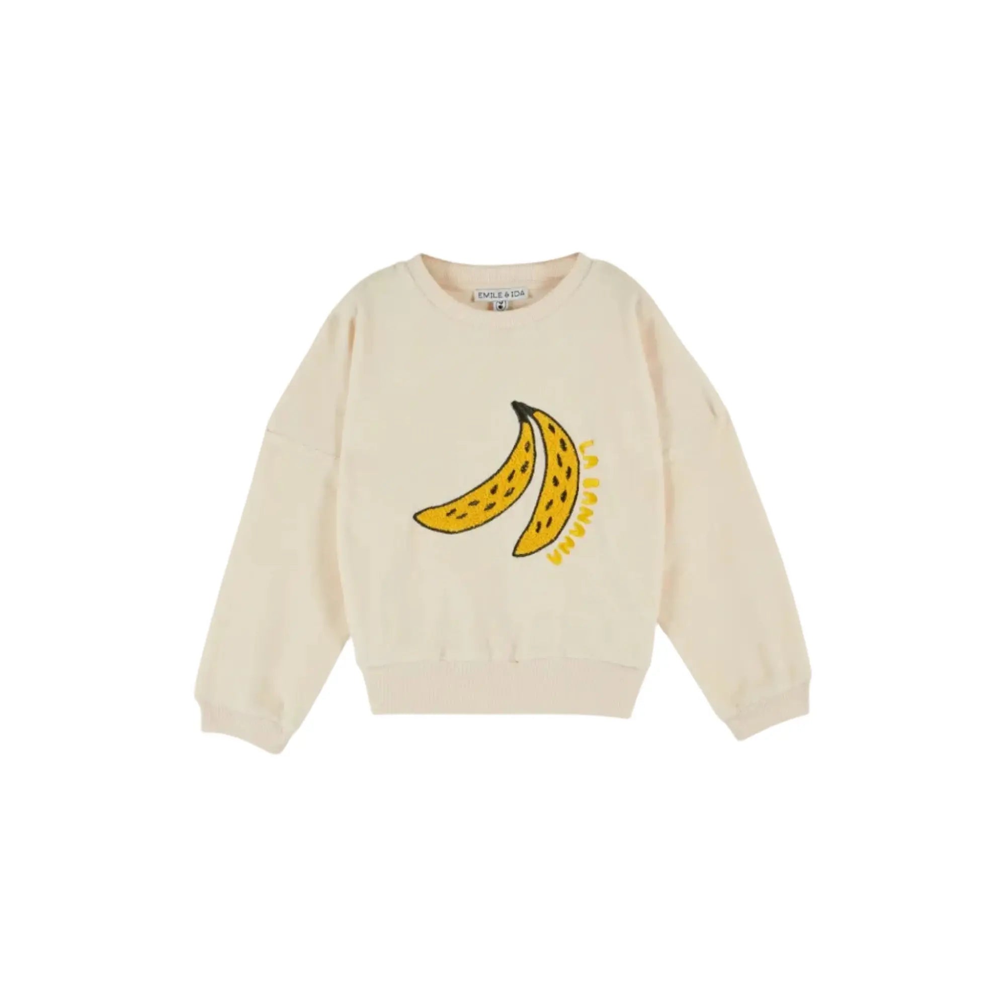 Sweat Brodé Bananes Emile et Ida