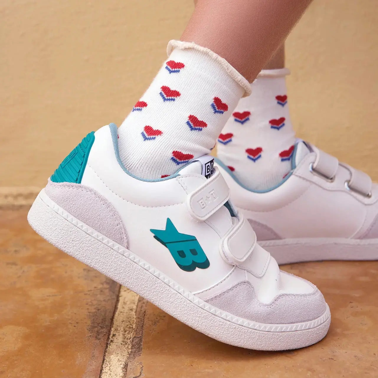 BT Kix Easy Off White Green Bonton