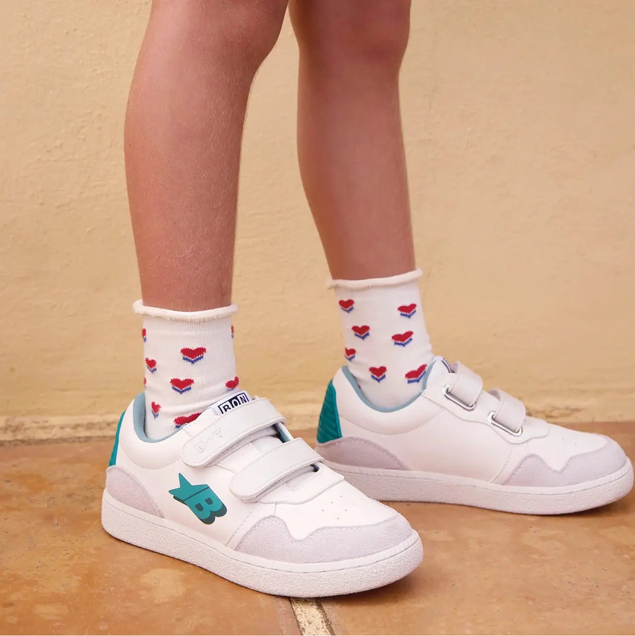 BT Kix Easy Off White Green Bonton