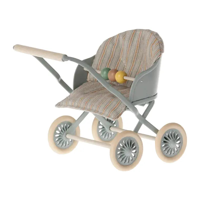 Poussette Bébé Bleu Maileg Maileg