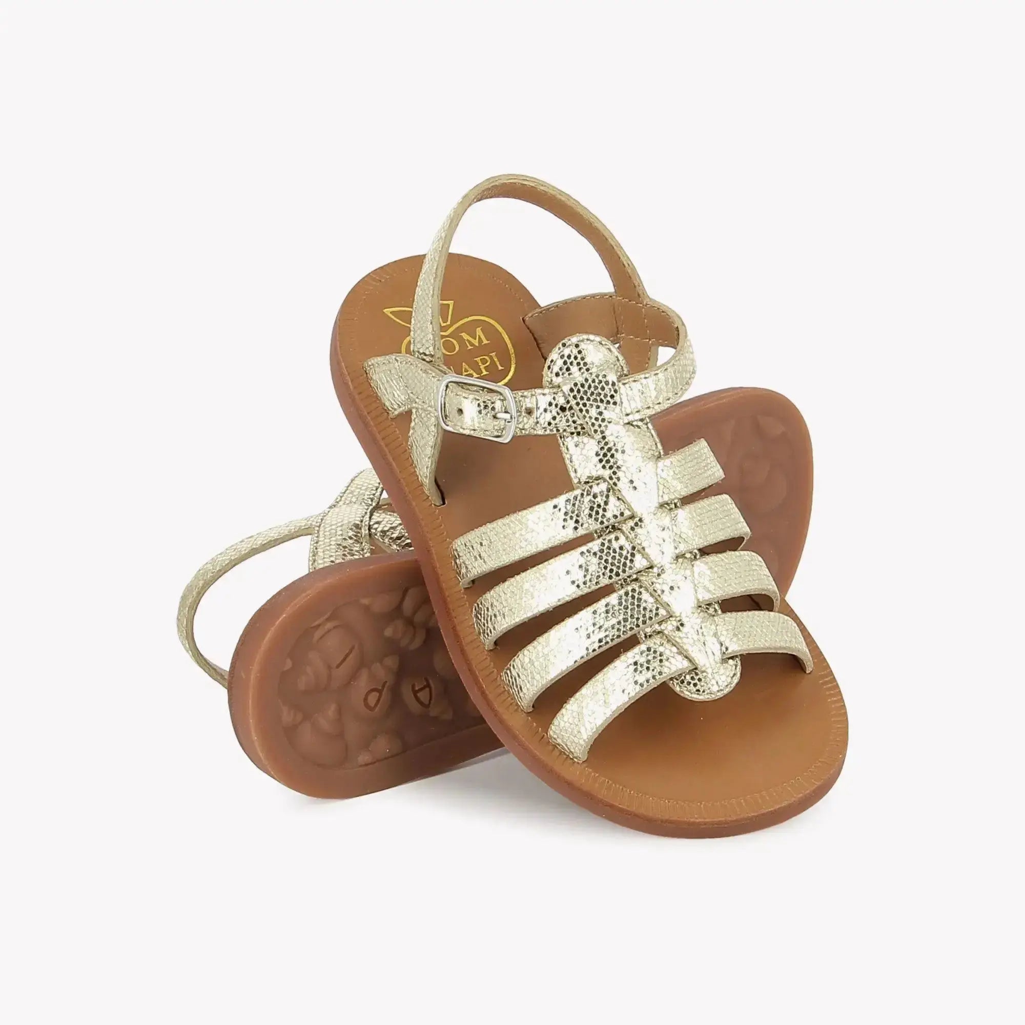Plagette Strap Platine Pom d'Api