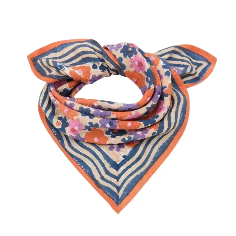 Small Foulard Malika Paquerette Macadamia Apaches Collections