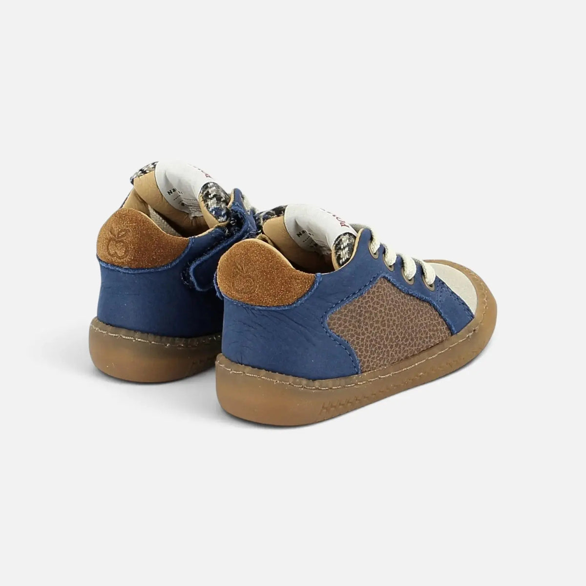 Chaussures Yaka Star Blue Brown Pom d'Api