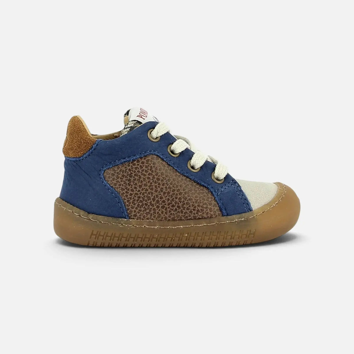 Chaussures Yaka Star Blue Brown Pom d'Api