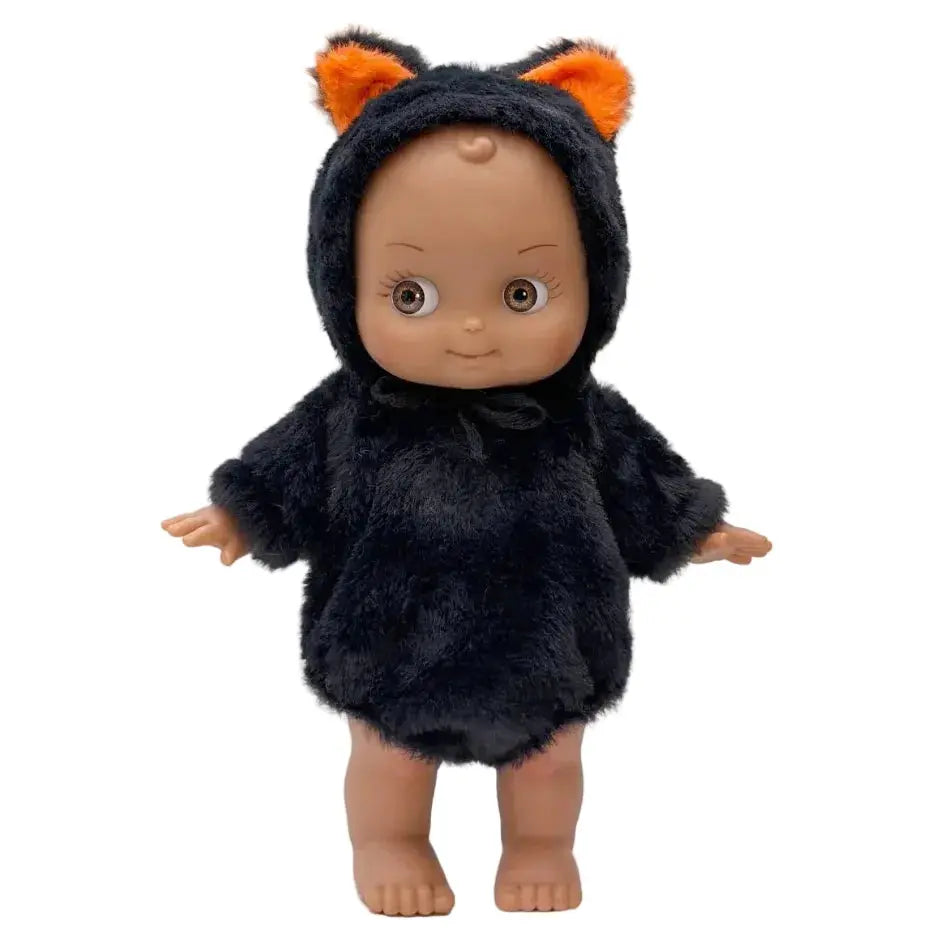 Noah En Fête Et Sa Tenue De Chat Noir Minikane