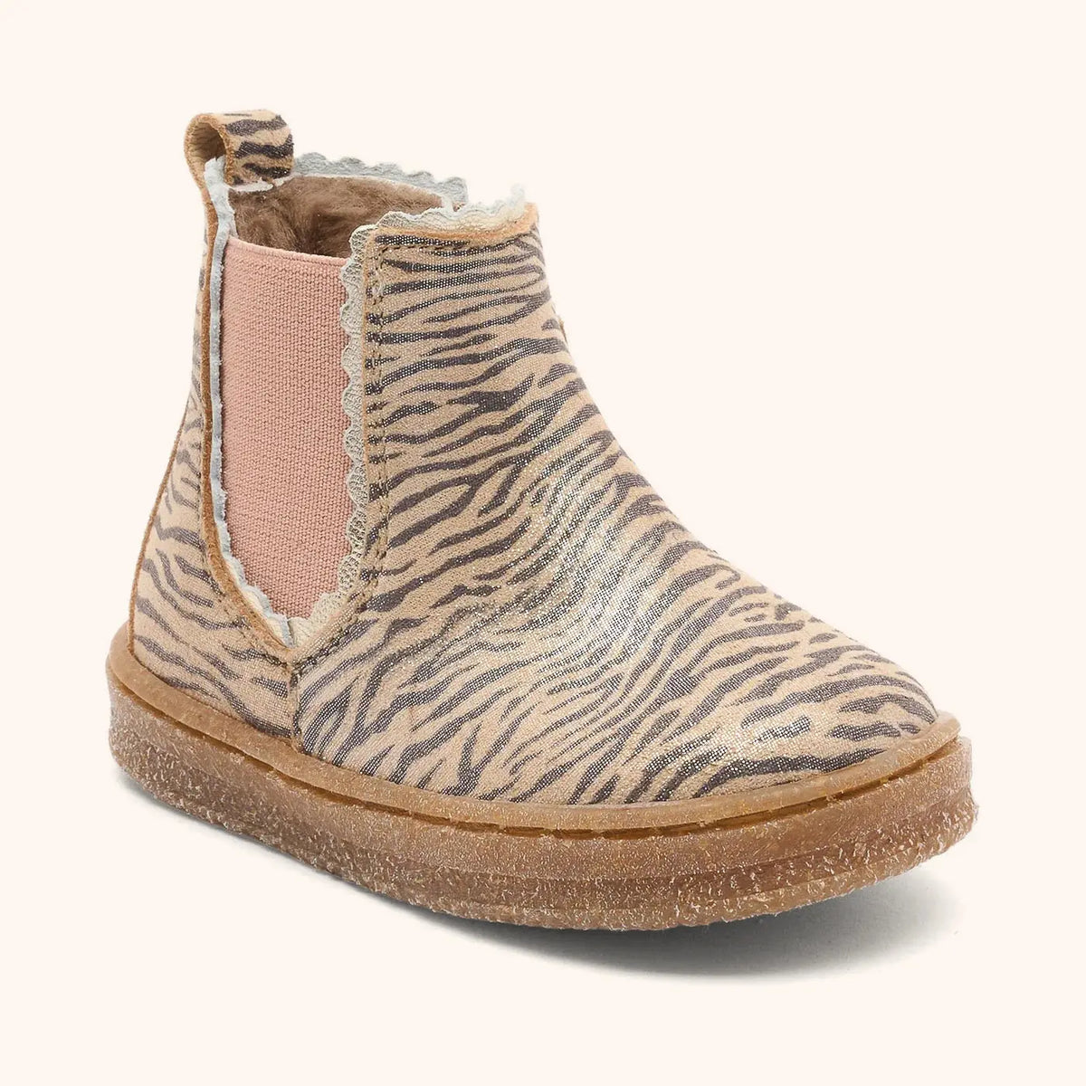 Bottines Siggi Lamb Zebra Bisgaard