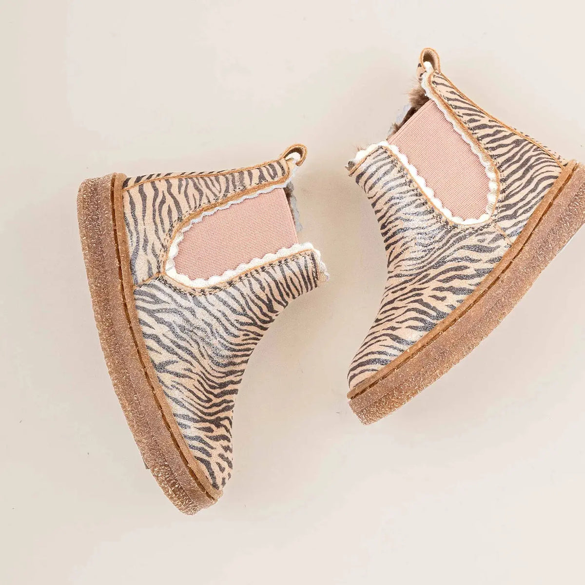 Bottines Siggi Lamb Zebra Bisgaard