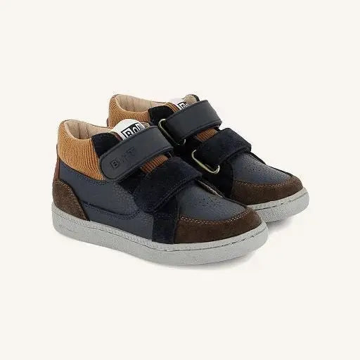 Baskets Kix Navy Cognac Bonton