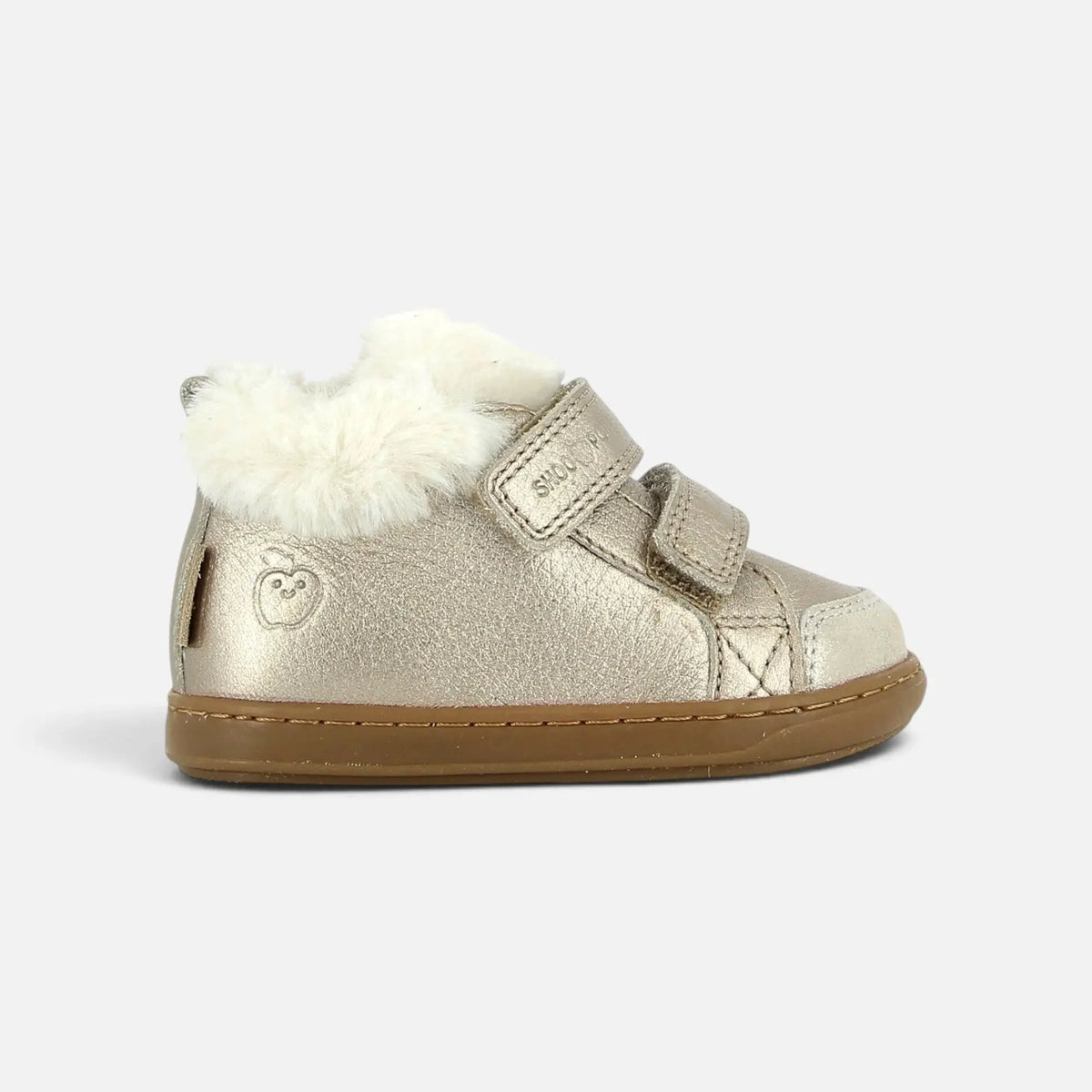 Chaussures Bouba Scratchs Platine Shoo Pom