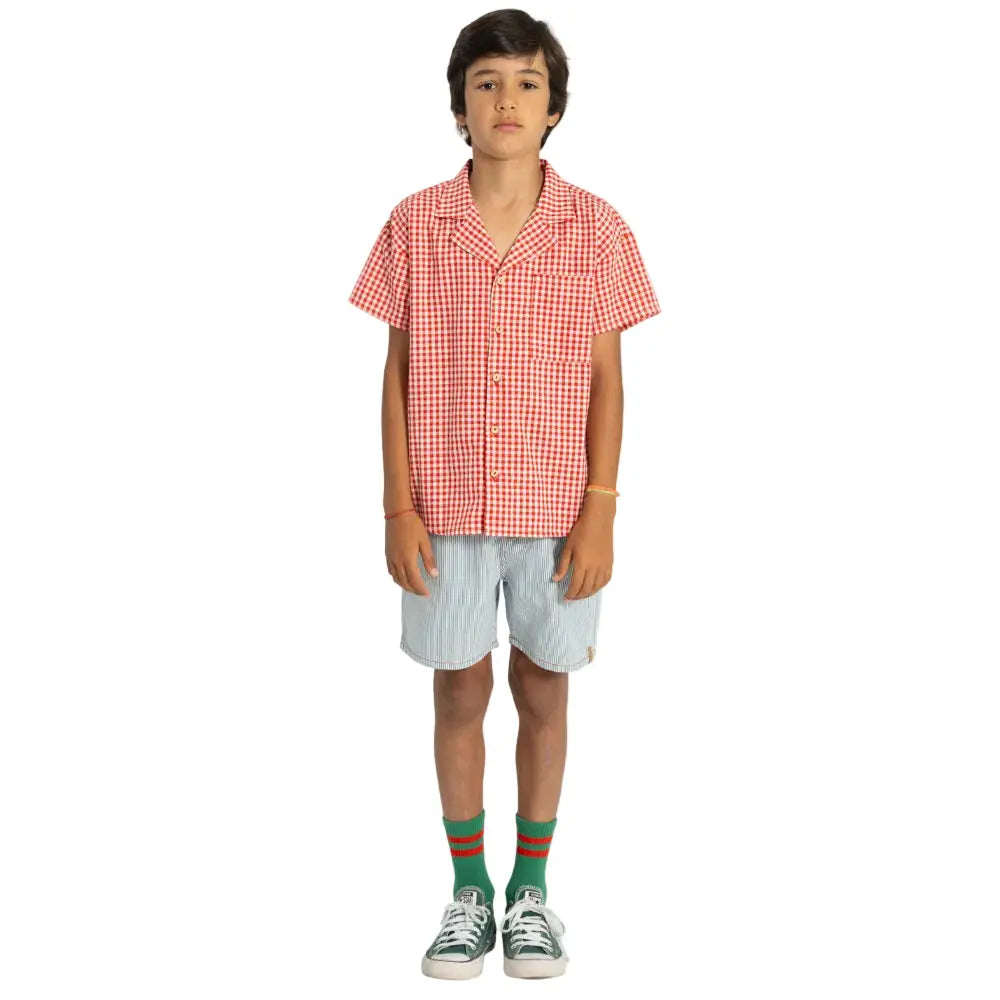 Short Denim Rayé Bleu Piupiuchick