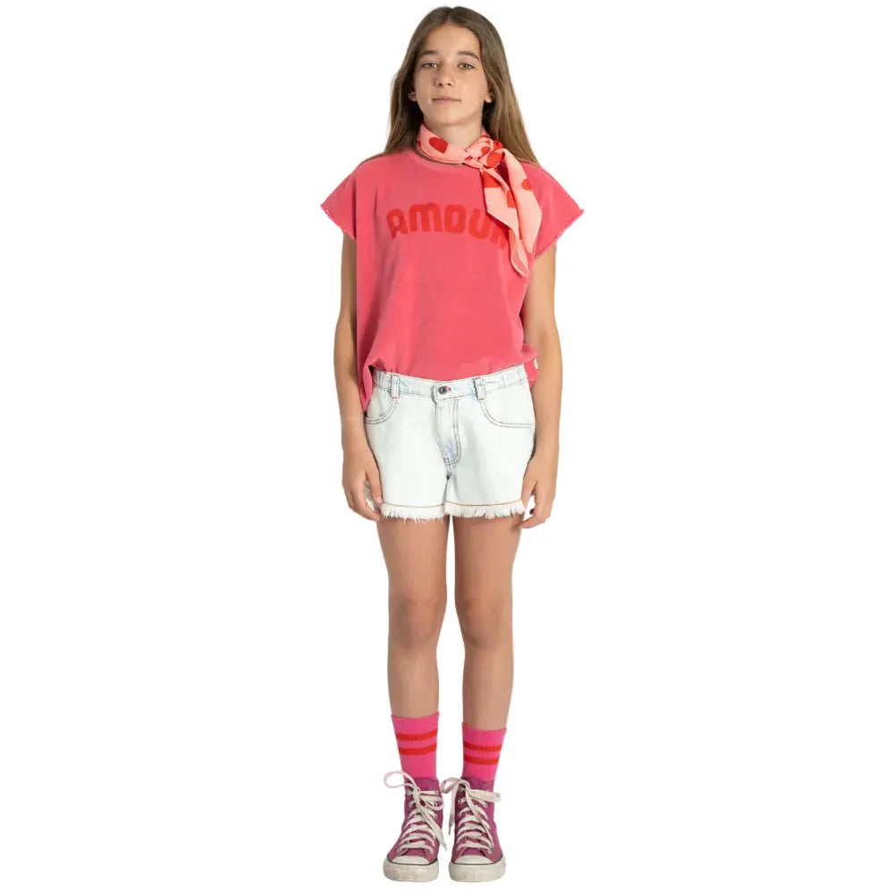 Top Amour Eponge Coton Bio Rose Piupiuchick