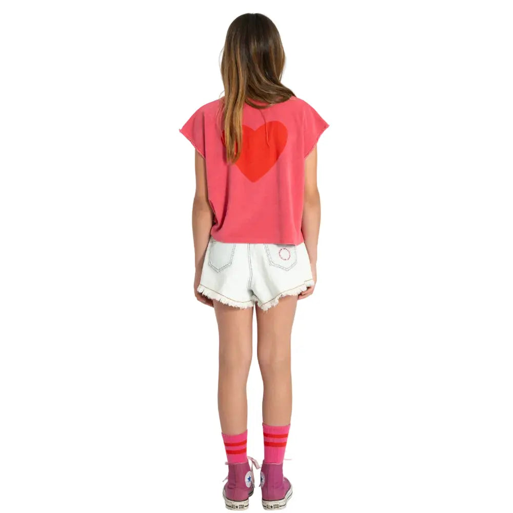 Top Amour Eponge Coton Bio Rose Piupiuchick