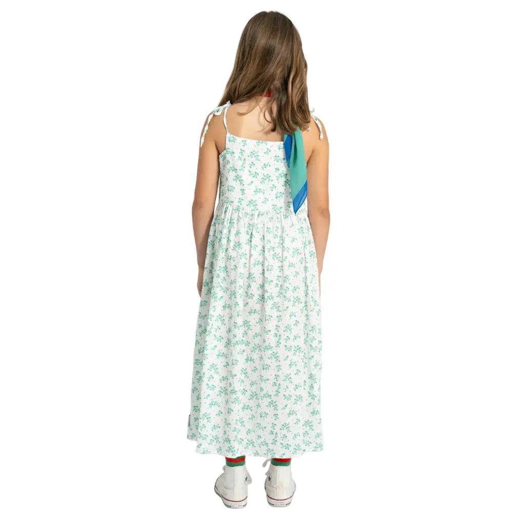 Robe Fleurie Coton Bio Blanc Piupiuchick