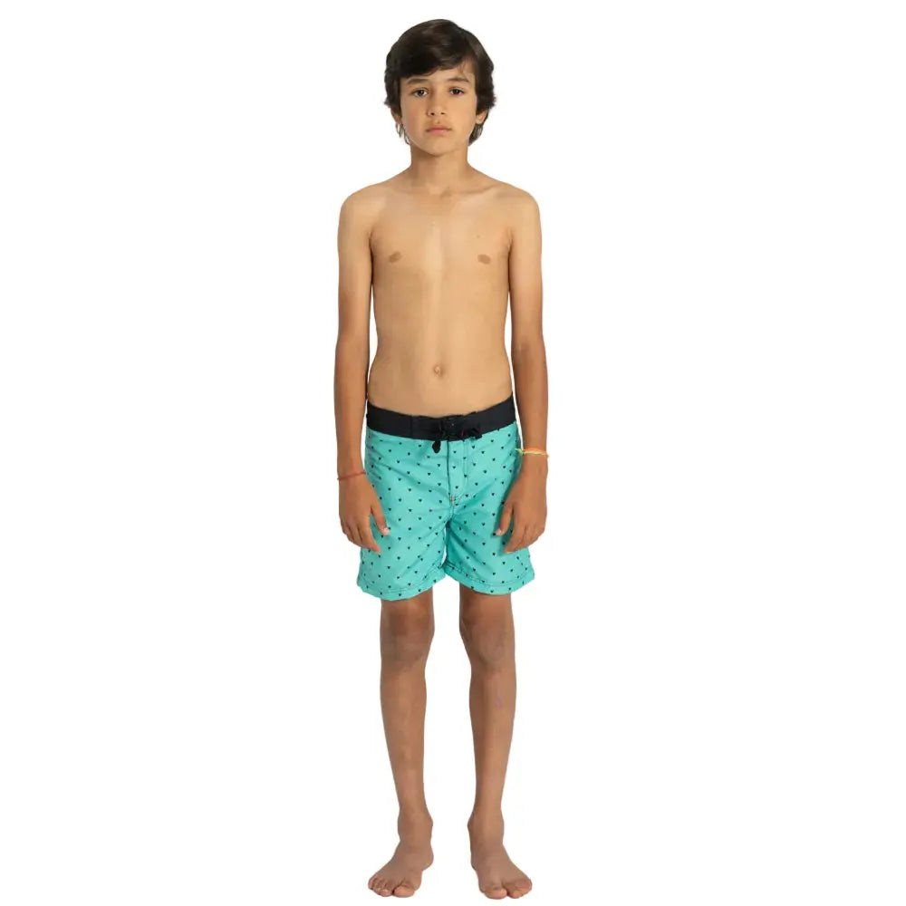 Short de Bain Coeurs Vert Piupiuchick