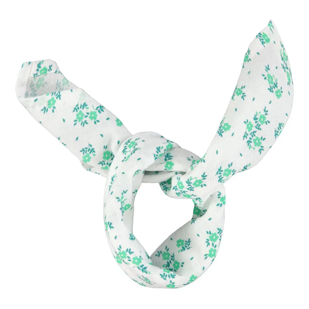Bandana Fleurie Blanc Piupiuchick