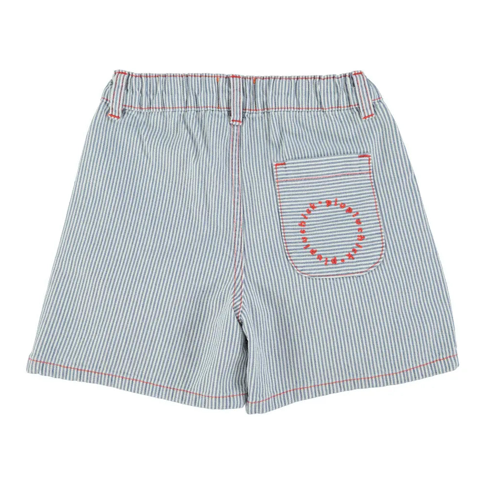 Short Denim Rayé Bleu Piupiuchick