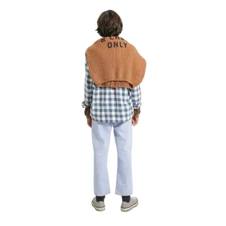 Chemise Carreaux Coton bio / Bleu Piupiuchick