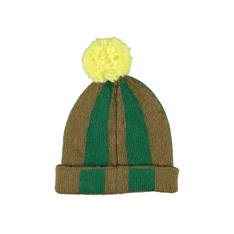 Bonnet Green Stripes Piupiuchick