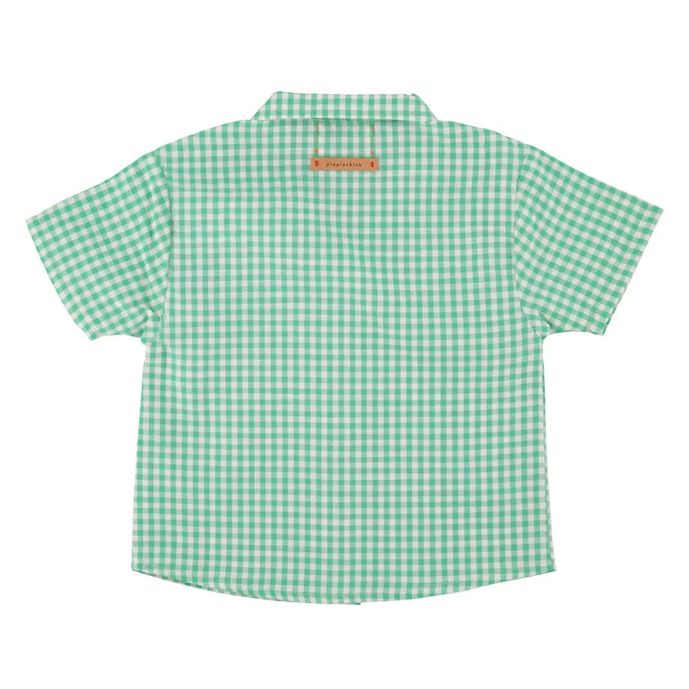 Chemise Vichy Coton Bio Verte Piupiuchick