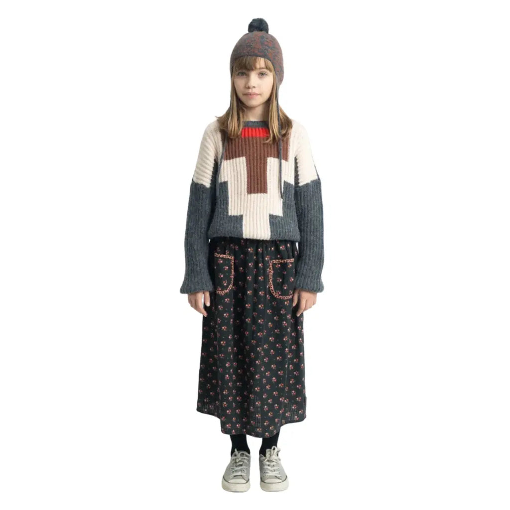 Pull Dark Grey Multi Geo Piupiuchick