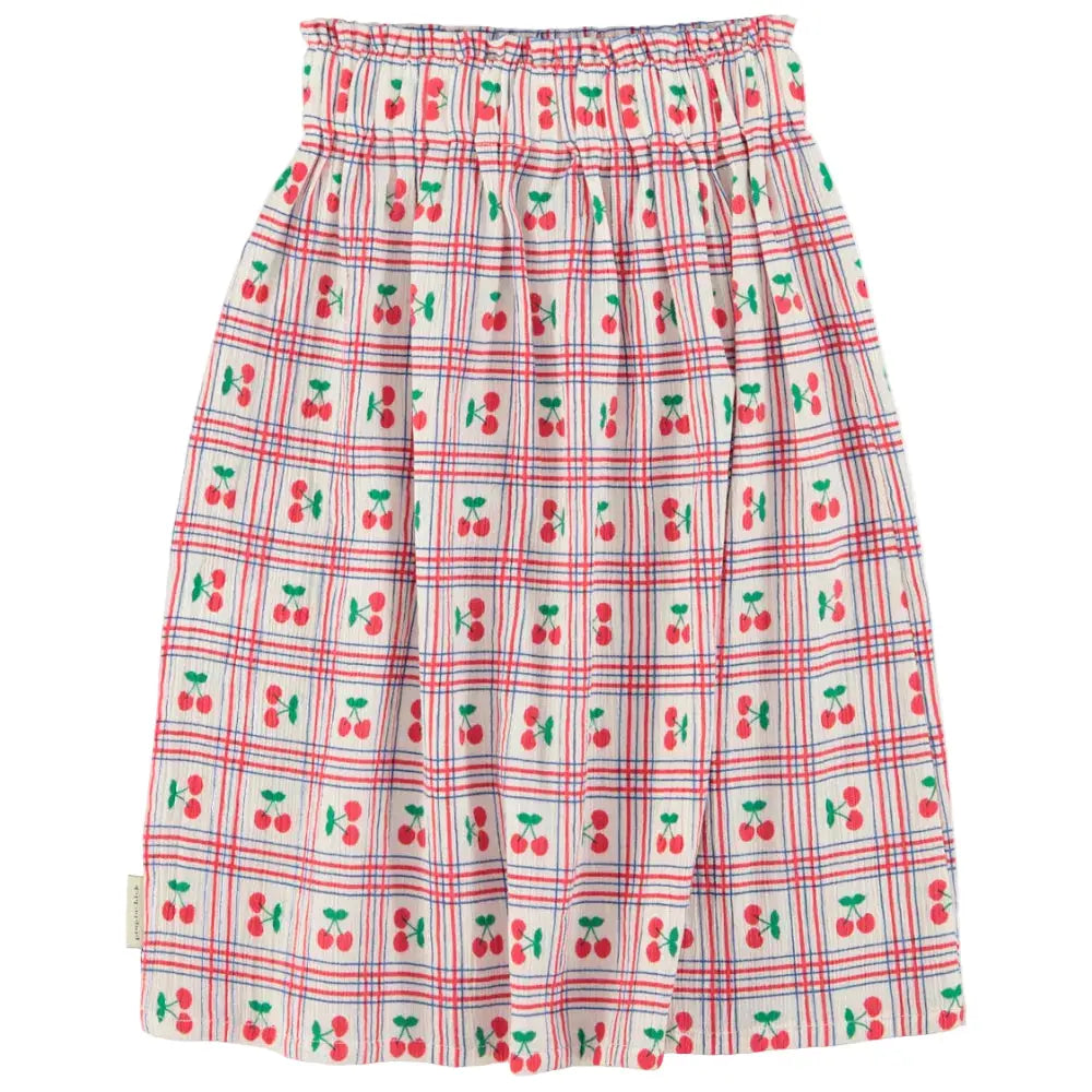 Jupe Longue Cerises Ecru Piupiuchick