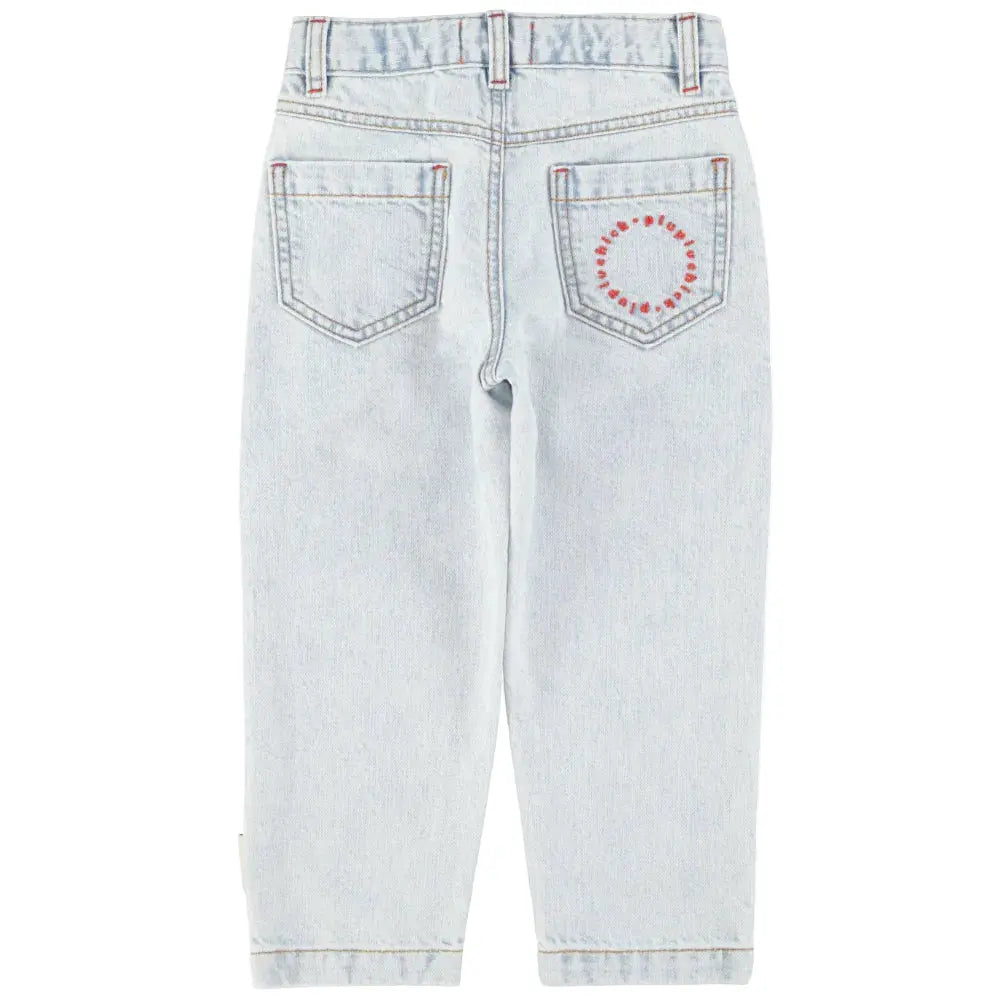 Jean Mom Bleu Délavé Piupiuchick