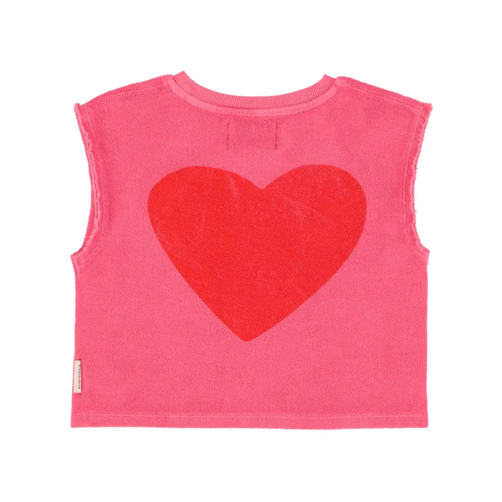 Top Amour Eponge Coton Bio Rose Piupiuchick