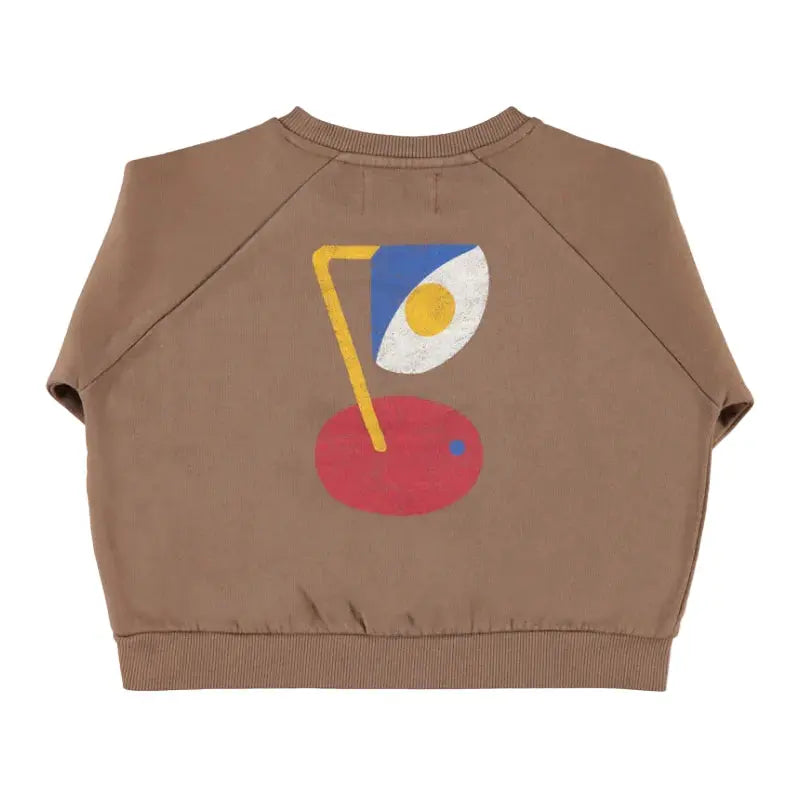 Sweat Brown Captain Print Piupiuchick