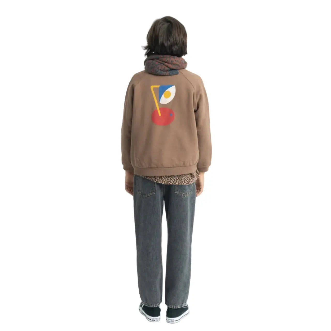 Sweat Brown Captain Print Piupiuchick