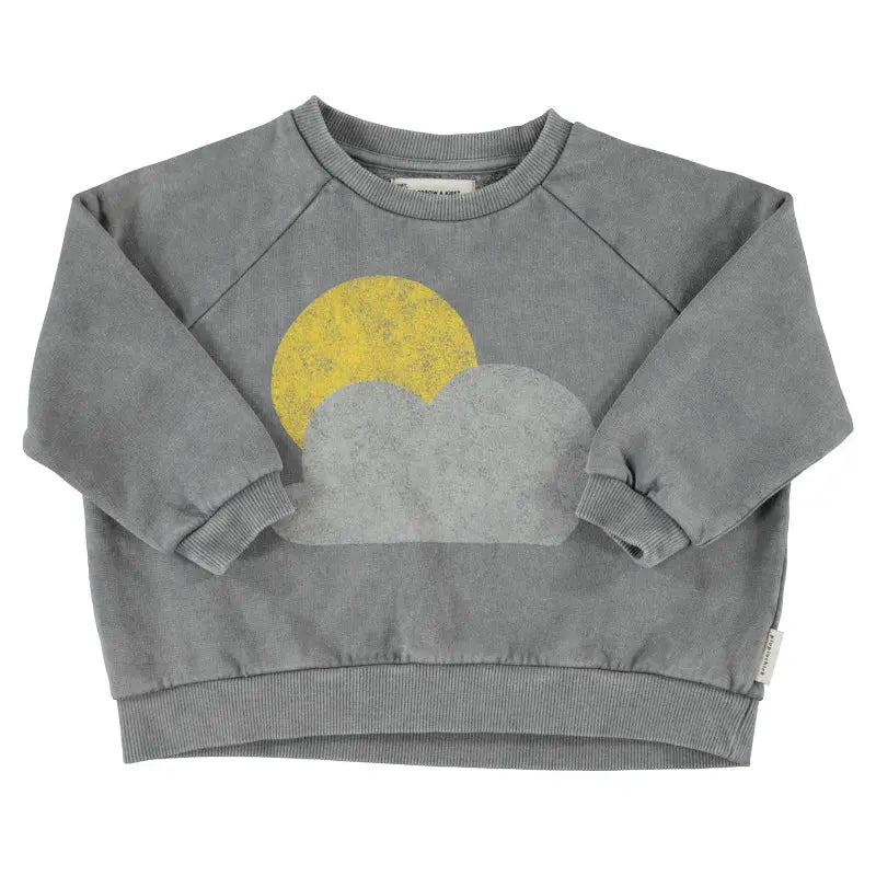 Sweat Grey Sun Print Piupiuchick